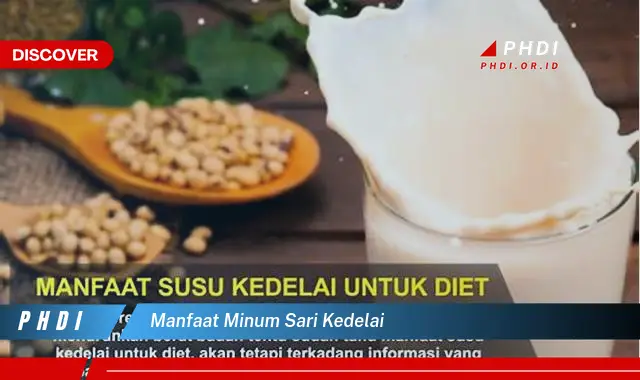 manfaat minum sari kedelai