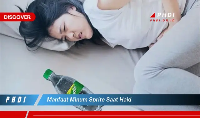 manfaat minum sprite saat haid