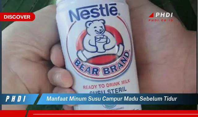 manfaat minum susu campur madu sebelum tidur