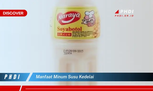 manfaat minum susu kedelai