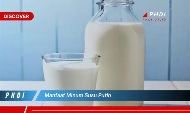 manfaat minum susu putih