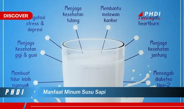 manfaat minum susu sapi