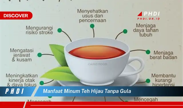 manfaat minum teh hijau tanpa gula