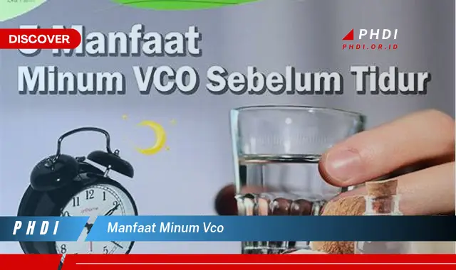 manfaat minum vco