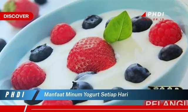 manfaat minum yogurt setiap hari