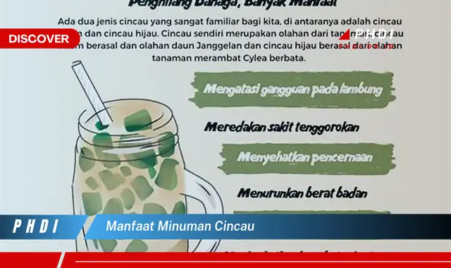 manfaat minuman cincau