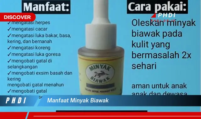 manfaat minyak biawak