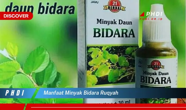 manfaat minyak bidara ruqyah