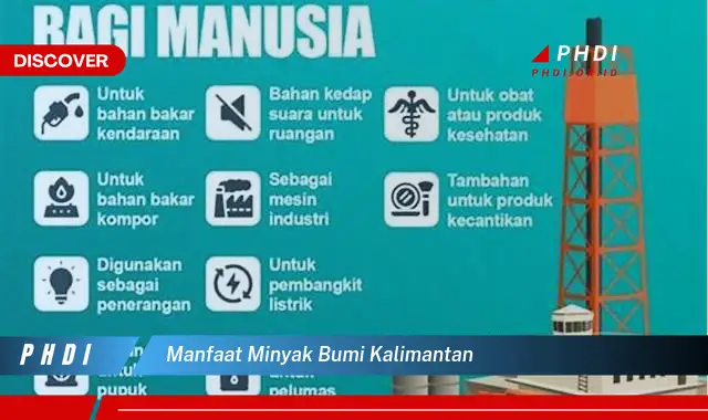 manfaat minyak bumi kalimantan