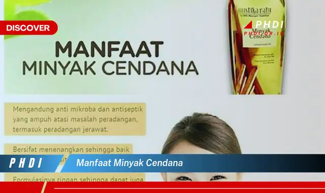 manfaat minyak cendana