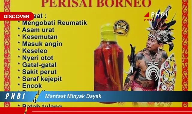 manfaat minyak dayak