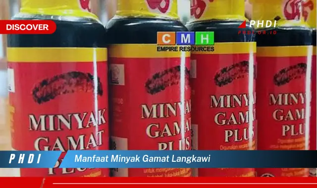 manfaat minyak gamat langkawi