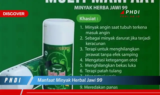 manfaat minyak herbal jawi 99