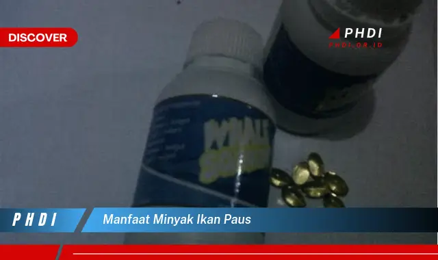 manfaat minyak ikan paus