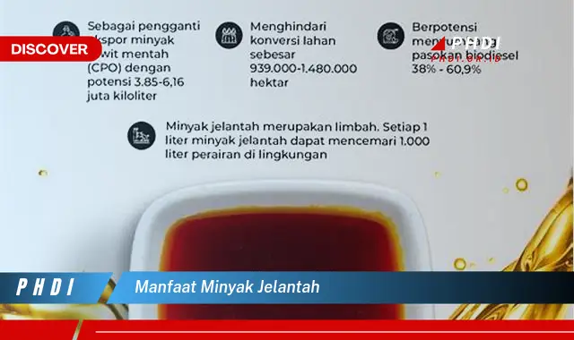 manfaat minyak jelantah