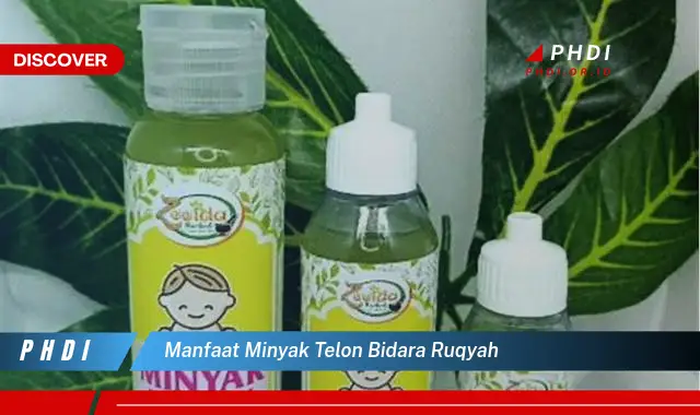 manfaat minyak telon bidara ruqyah