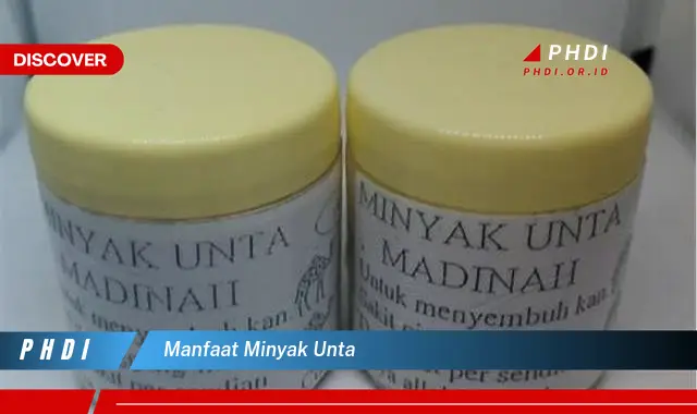 manfaat minyak unta