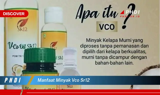 manfaat minyak vco sr12