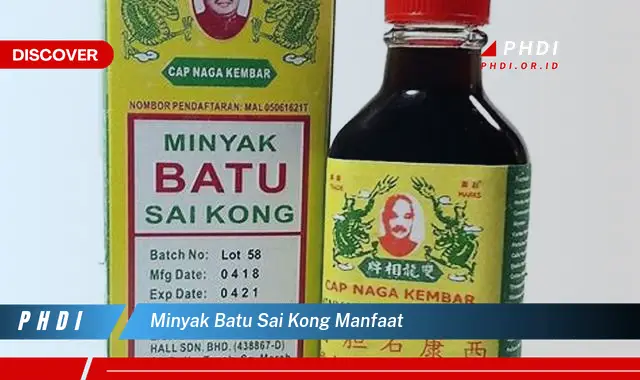 minyak batu sai kong manfaat