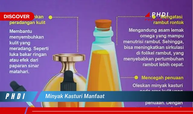 minyak kasturi manfaat