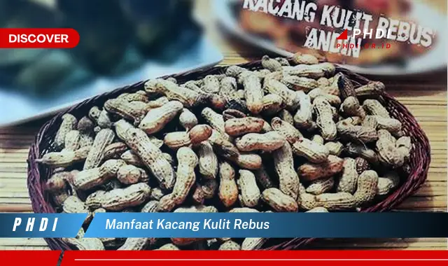 manfaat kacang kulit rebus