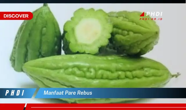 manfaat pare rebus