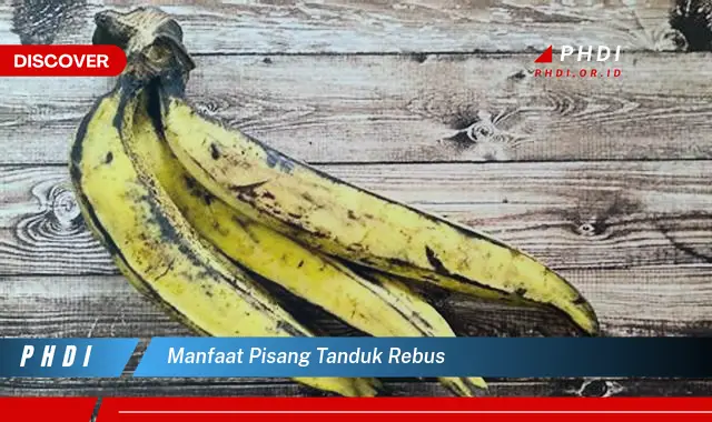 manfaat pisang tanduk rebus