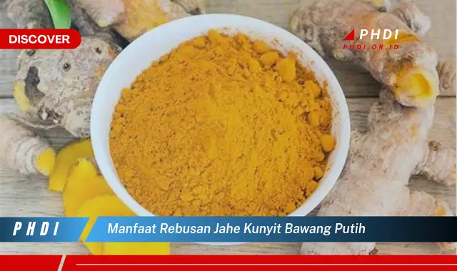 manfaat rebusan jahe kunyit bawang putih