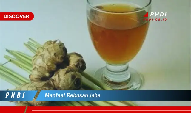 manfaat rebusan jahe