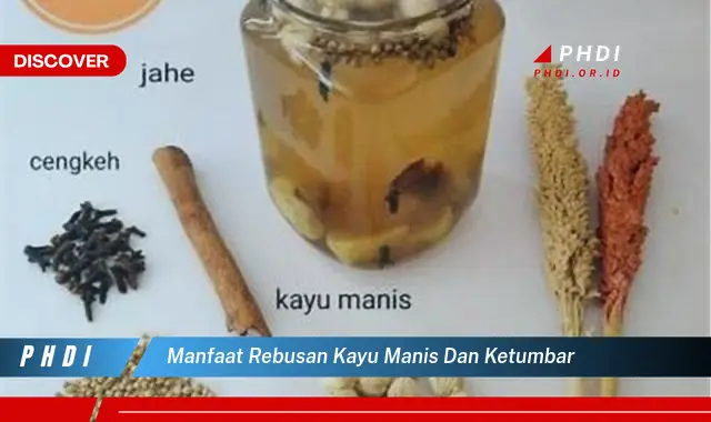 manfaat rebusan kayu manis dan ketumbar