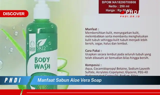 manfaat sabun aloe vera soap