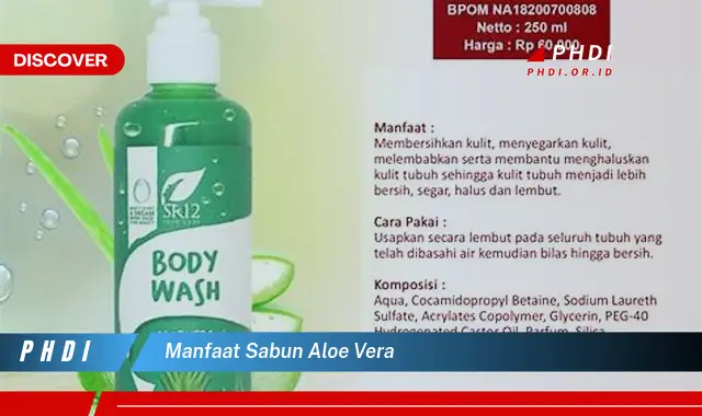 manfaat sabun aloe vera