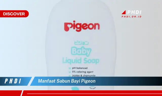 manfaat sabun bayi pigeon