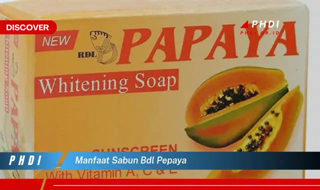 manfaat sabun bdl pepaya