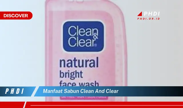 manfaat sabun clean and clear