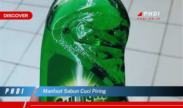 manfaat sabun cuci piring