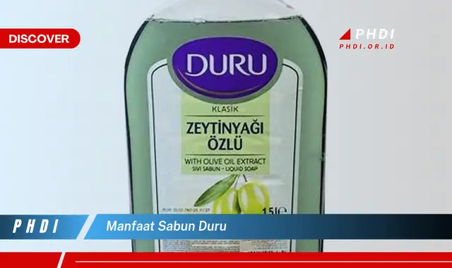 manfaat sabun duru