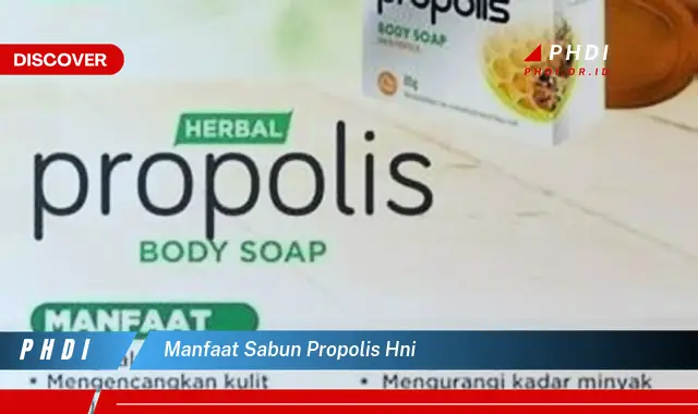 manfaat sabun propolis hni