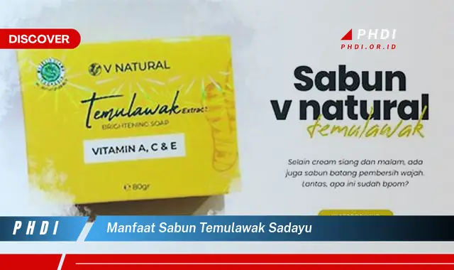 manfaat sabun temulawak sadayu