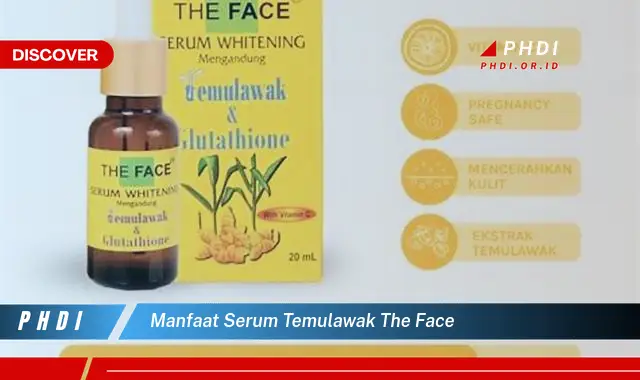 manfaat serum temulawak the face