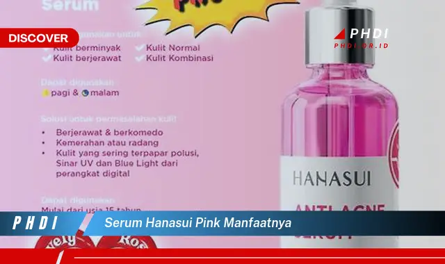 serum hanasui pink manfaatnya