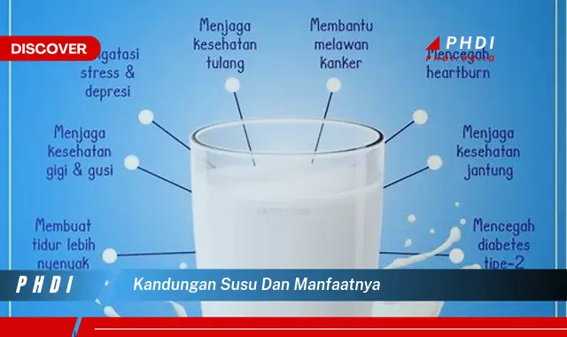 kandungan susu dan manfaatnya