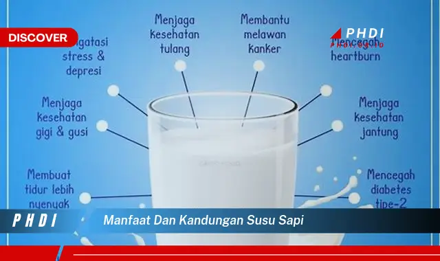 manfaat dan kandungan susu sapi