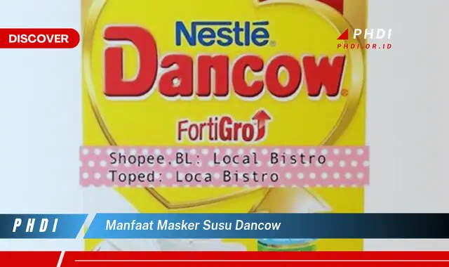 manfaat masker susu dancow