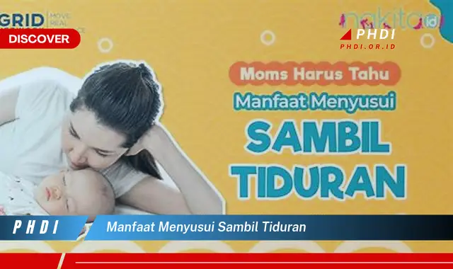 manfaat menyusui sambil tiduran