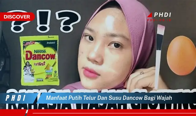 manfaat putih telur dan susu dancow bagi wajah