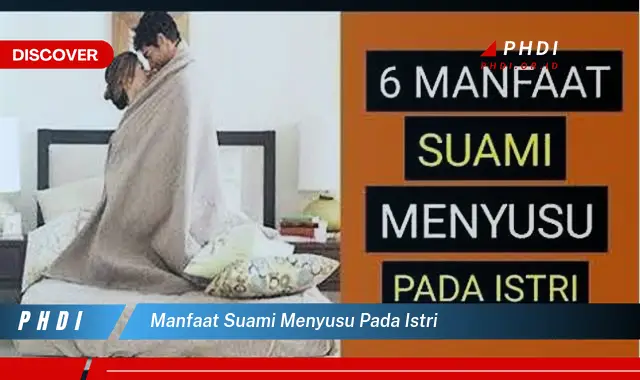 manfaat suami menyusu pada istri