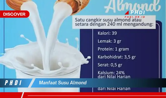 manfaat susu almond