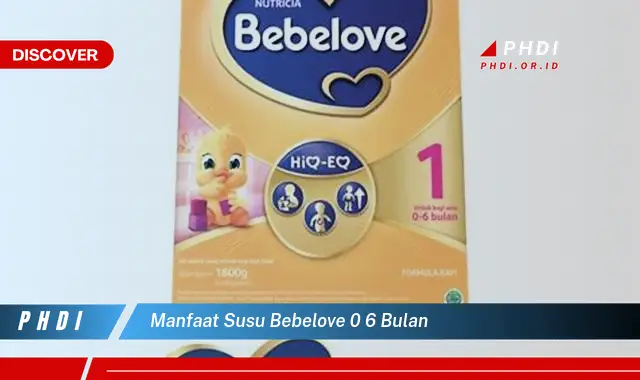 manfaat susu bebelove 0 6 bulan