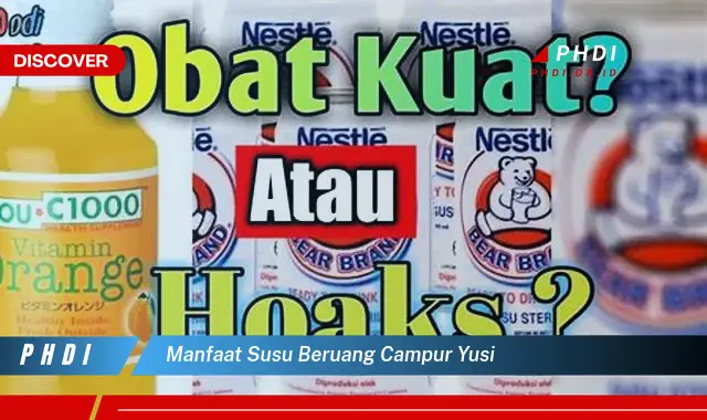 manfaat susu beruang campur yusi